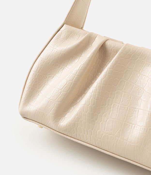 Cartera Baguette en PU con Textura Crocco 4