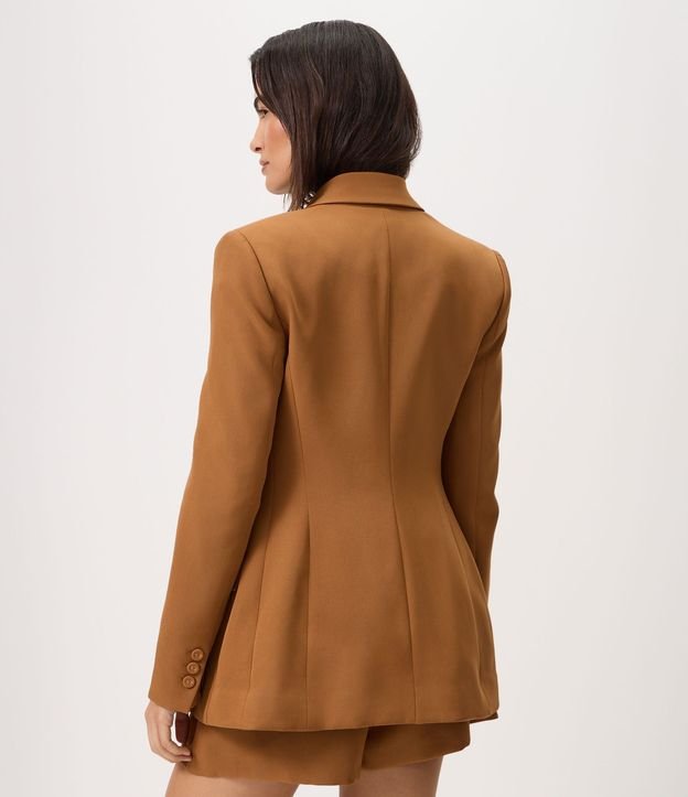 Blazer Slim Sastre con Botones y Bolsillos Delanteros 4