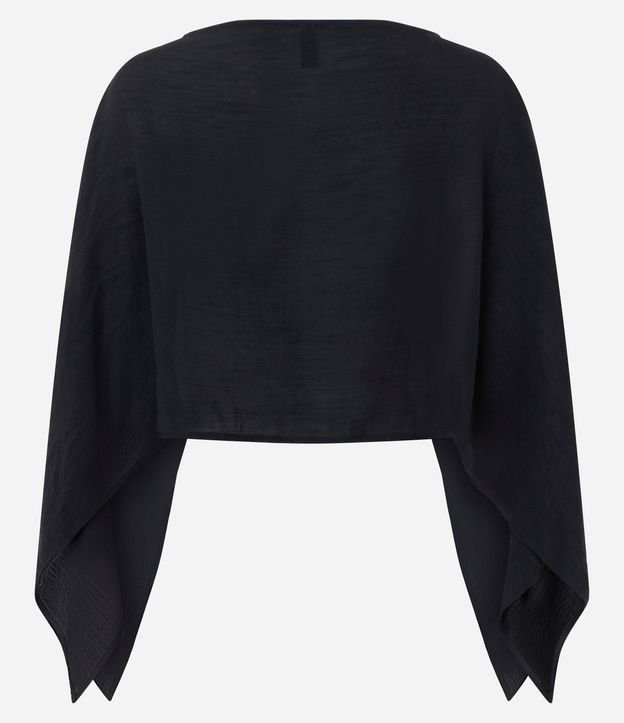 Blusa Capa Over con Textura Slub 6