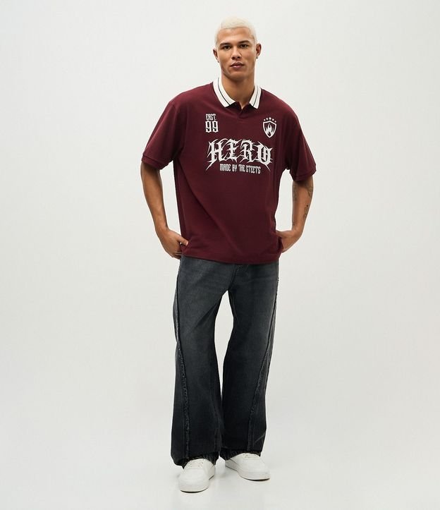 Remera Boxy en Piquet con Estampa Delantera 2