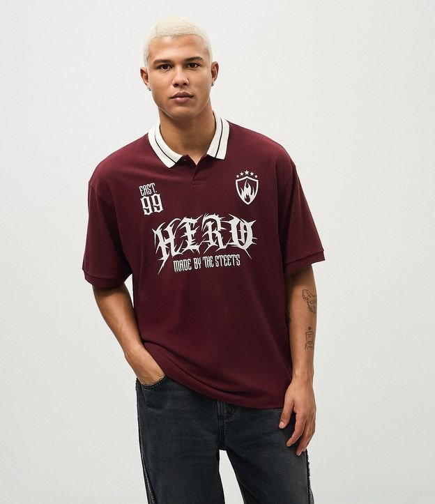 Remera Boxy en Piquet con Estampa Delantera 3