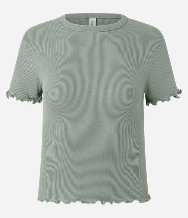 Blusa Manga Corta con Cuello Redondo 2