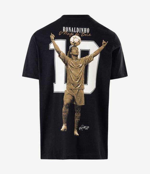 Remera Comfort con Estampa de Ronaldinho O Mago da Bola 5