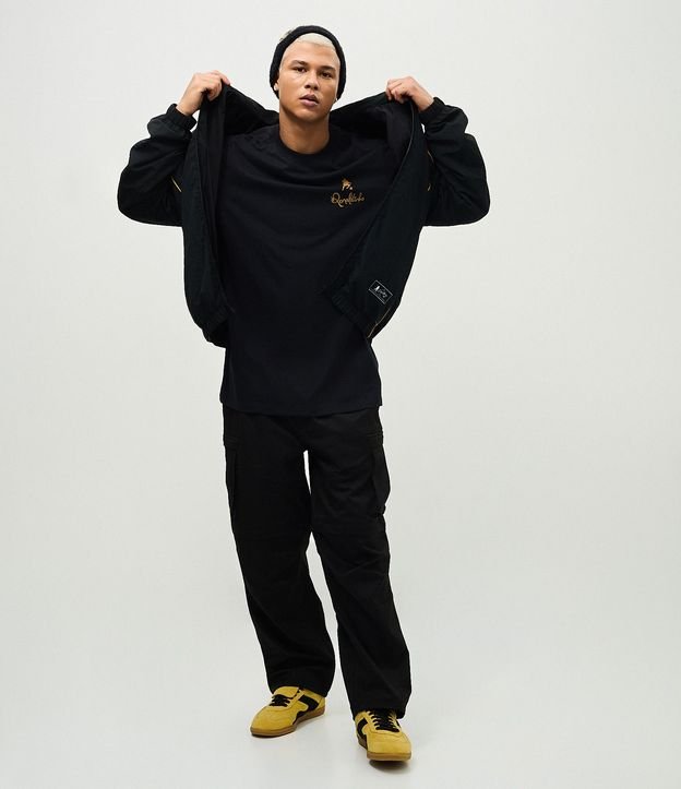 Remera Comfort con Estampa de Ronaldinho O Mago da Bola