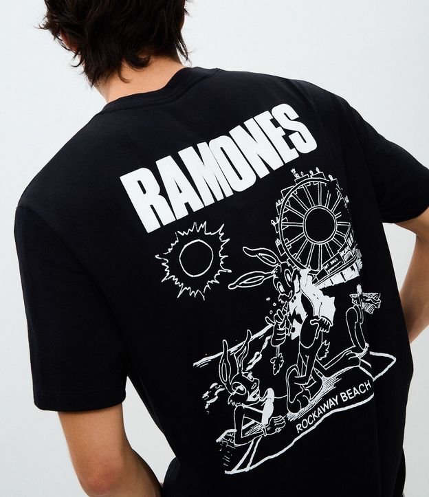 Remera Manga corta Ramones Rockaway Beach
