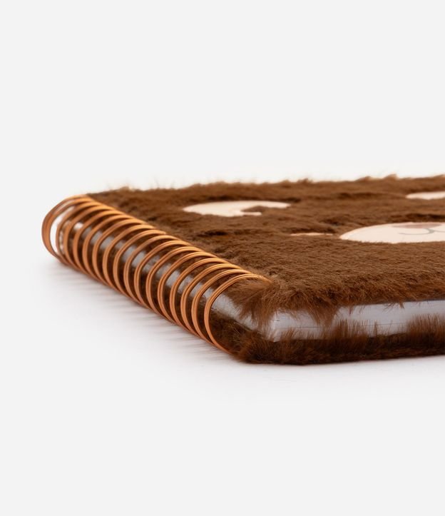 Cuaderno con Capa de Osito Peludo y Encadernado Espiral 2