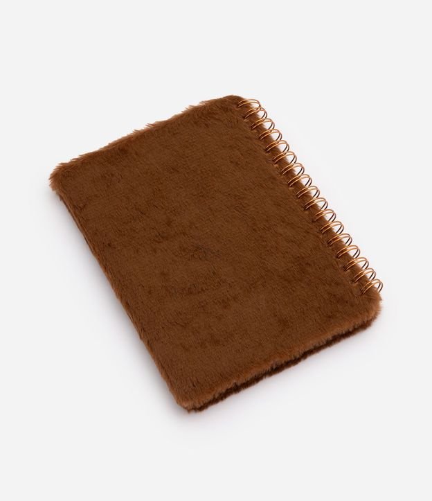 Cuaderno con Capa de Osito Peludo y Encadernado Espiral 3