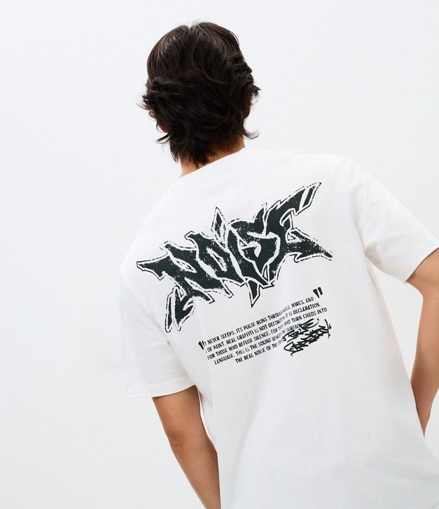 Remera Manga Corta NOISE Estampa en la Espalda 6