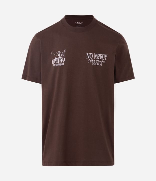 Remera Manga Corta No Mercy con Estampa en la Espalda 5