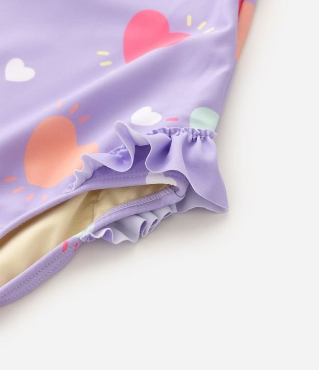 Malla Infantil Hello Kitty con Estampado de Corazones -Talle 1 a 6 años 3