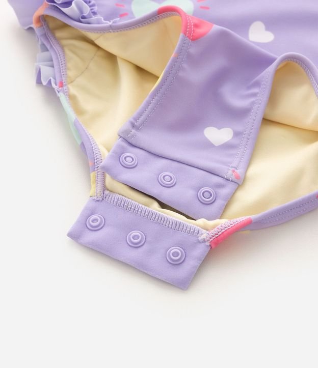 Malla Infantil Hello Kitty con Estampado de Corazones -Talle 1 a 6 años 4