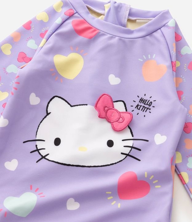 Malla Infantil Hello Kitty con Estampado de Corazones -Talle 1 a 6 años 5