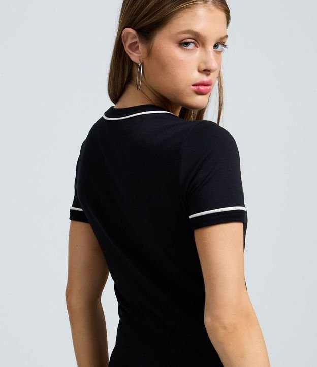 Remera en Algodón con Estampa del Diablo Viste  a la Moda 4