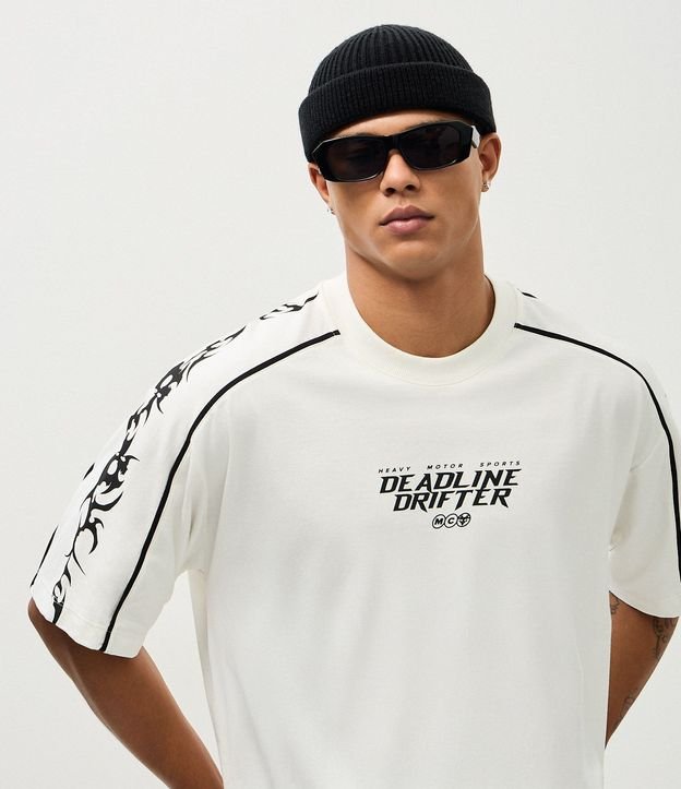 Remera Boxy Deadline Drifter con Calaveras 1