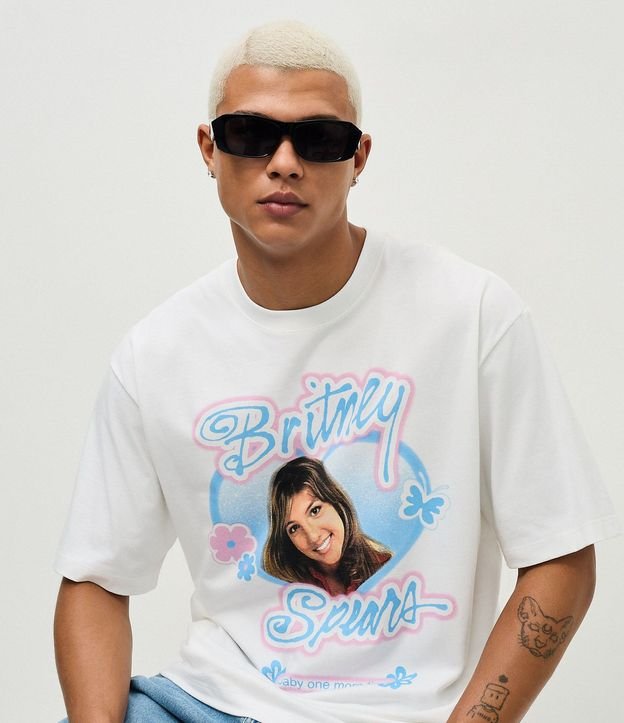 Remera Boxy Cropped Britney Spears