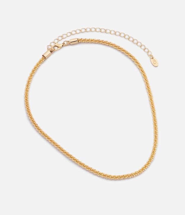 Collar Coto con Textura Torcida Diamantada