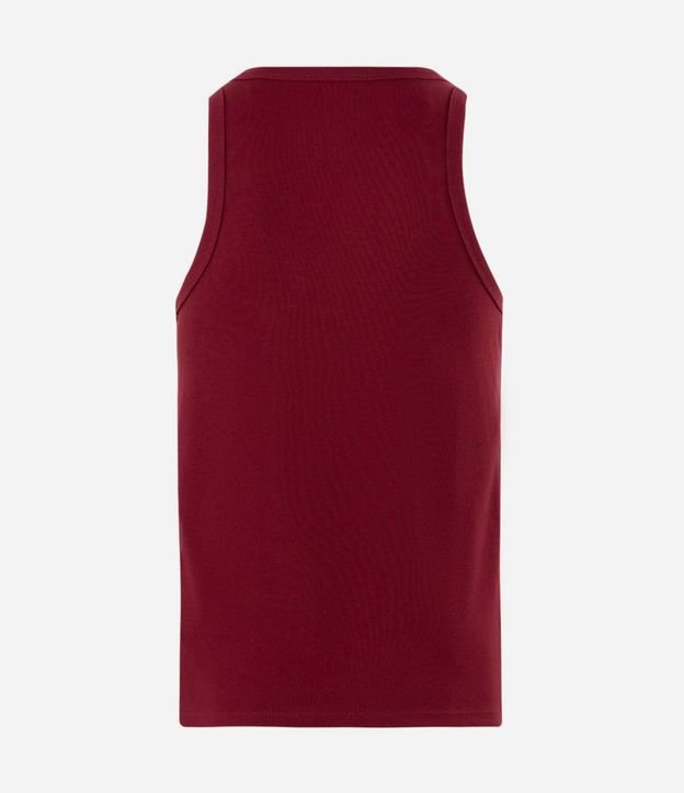 Musculosa Regular Básica en Rib de Algodón 4
