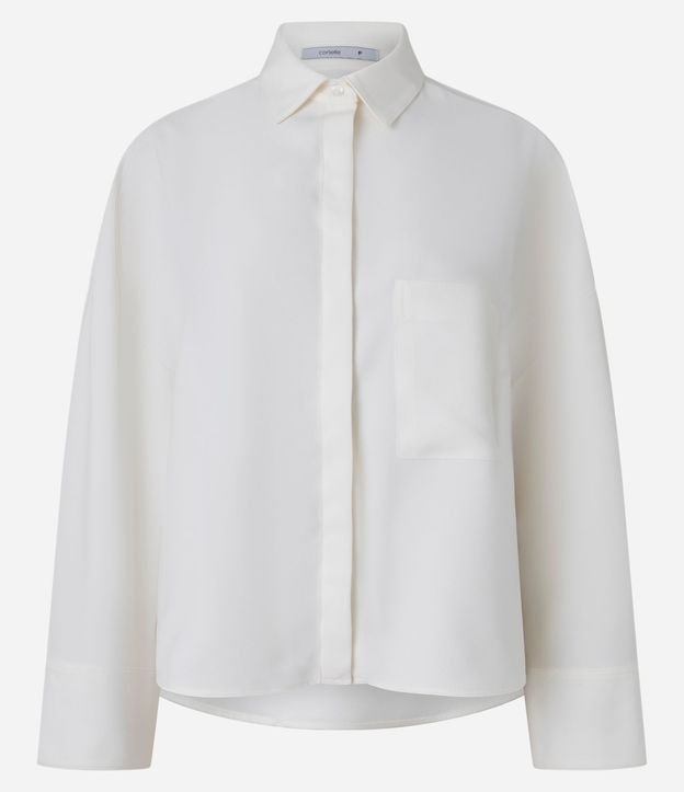 Camisa Oversize con Bolsillo Lateral 5