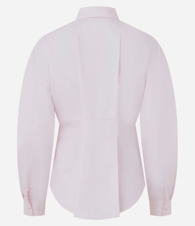Camisa en Algodón con Pliegues y Botones 7