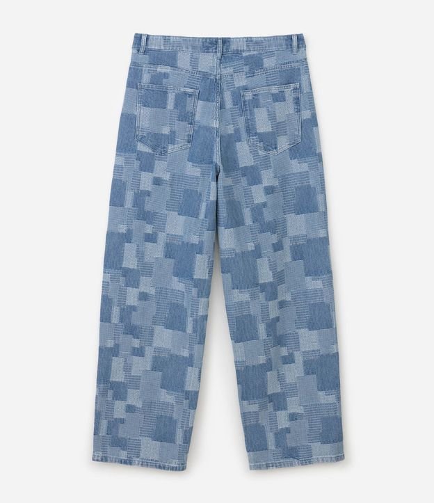 Pantalón Super Baggy en Jeans con Jacquard 6