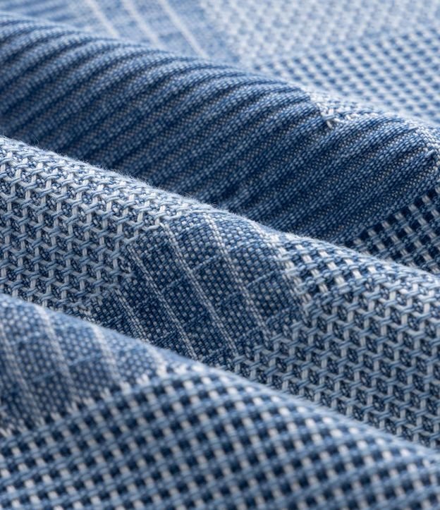 Camisa Boxy en Jeans Jacquard con Cremallera 7