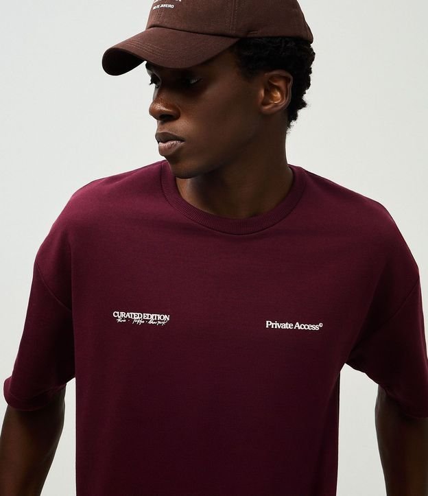 Remera Oversized en Algodón con Lettering Paris Tokyo New York 3