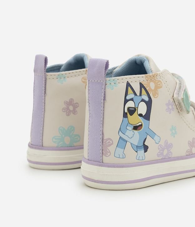 Championes Infantil Abotinado con Estampa de Bluey Floral – Talle 20 a 27 2