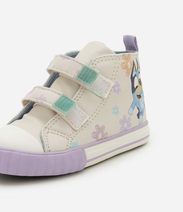 Championes Infantil Abotinado con Estampa de Bluey Floral – Talle 20 a 27 3