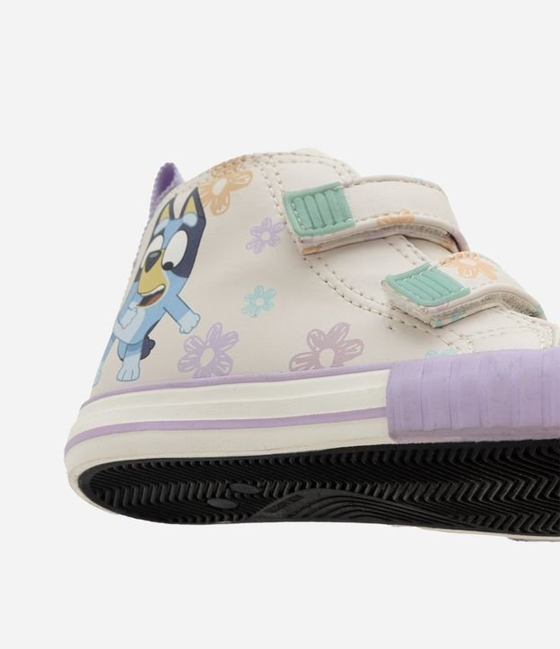Championes Infantil Abotinado con Estampa de Bluey Floral – Talle 20 a 27 4