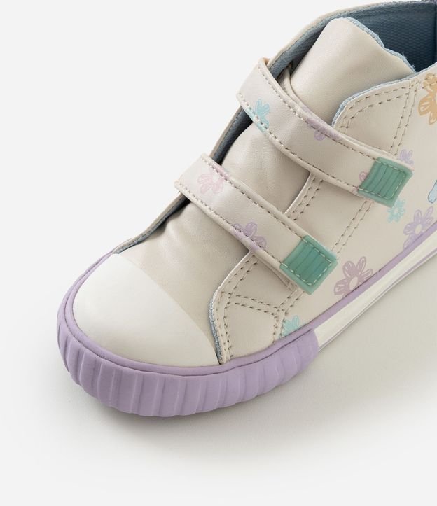 Championes Infantil Abotinado con Estampa de Bluey Floral – Talle 20 a 27 5