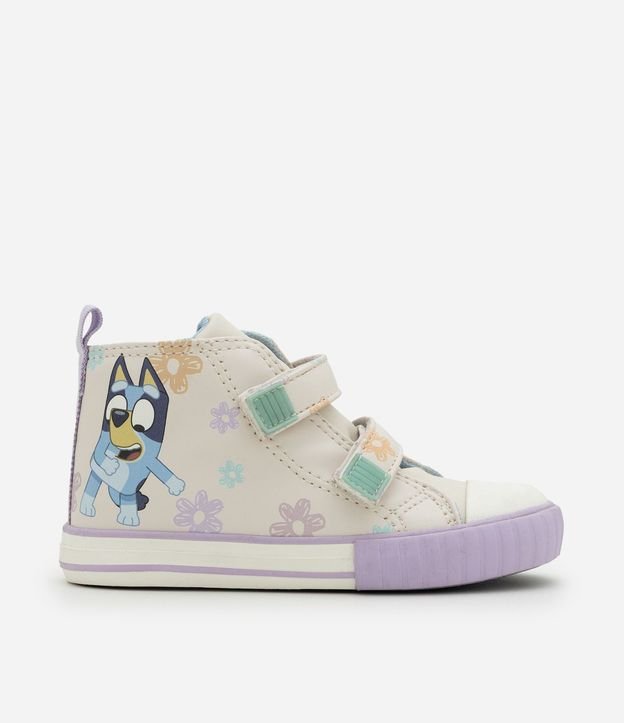 Championes Infantil Abotinado con Estampa de Bluey Floral – Talle 20 a 27 6