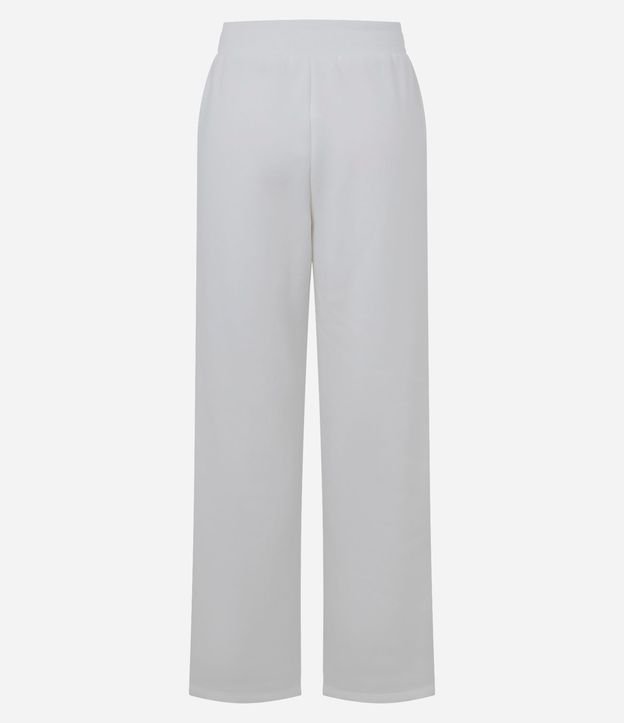 Pantalón Wide Leg en Algodón con Friso Delantero 2