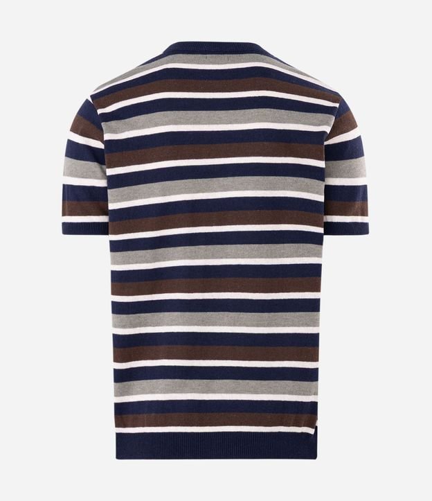 Remera Tricot Rayada Manga Corta 5