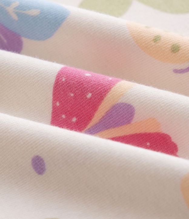 Body Infantil con Estampa de Fullprint Mariposas – Talle 0 a 18 Meses 4