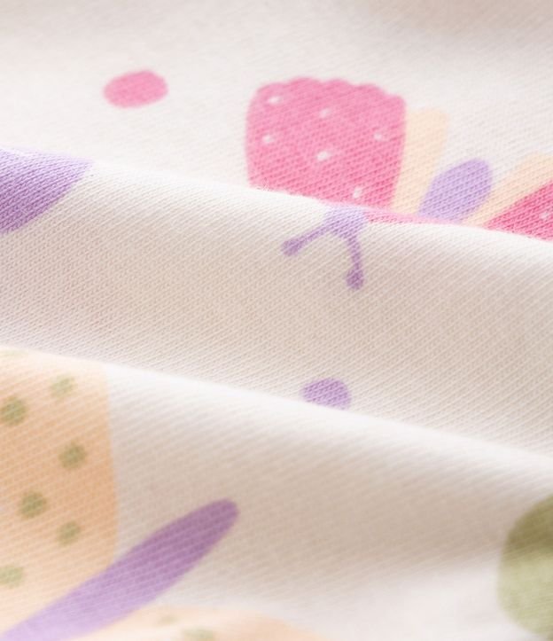 Pantalón Legging Infantil Mariposas Coloridas - Talle 0 a 18 Meses 4