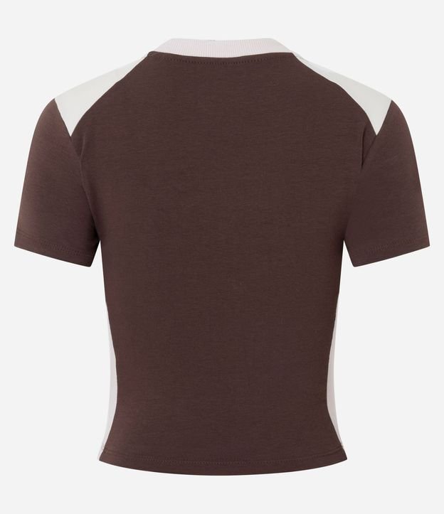 Remera en Algodón con Estampa College y Lettering Get Off 2