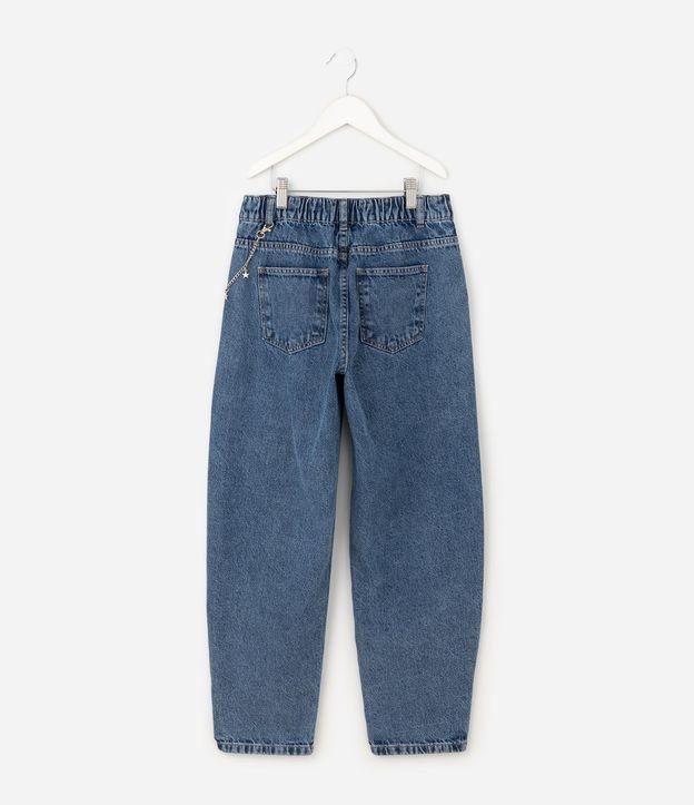 Pantalón Balloon Infantil en Jeans con Cadena – Talle 5 a 16 años 3