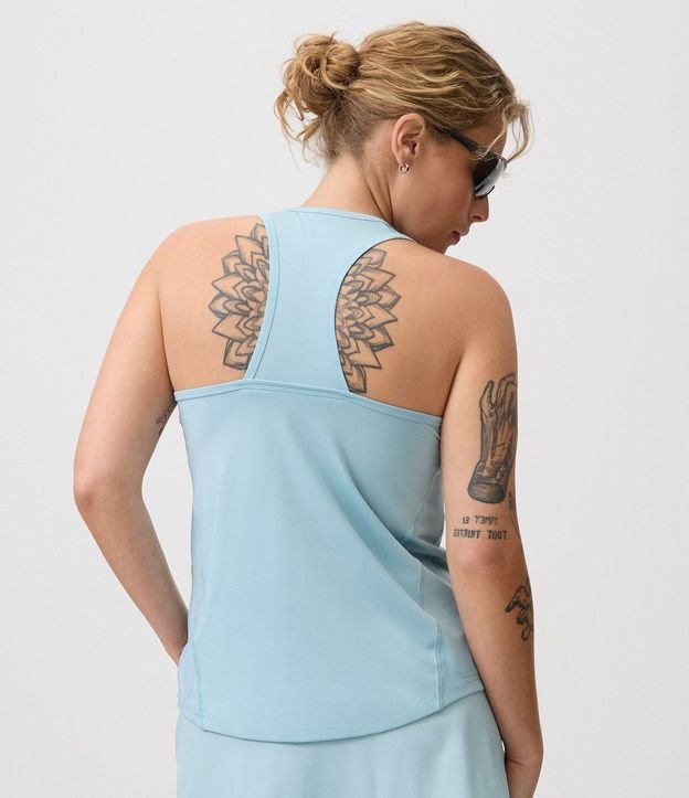 Musculosa Nadador Deportiva en Microfibra con Textura 3