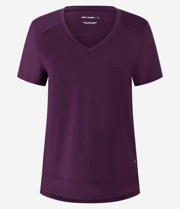 Remera Deportiva en Microfibra Agujerada con Ruedo Mullet 5