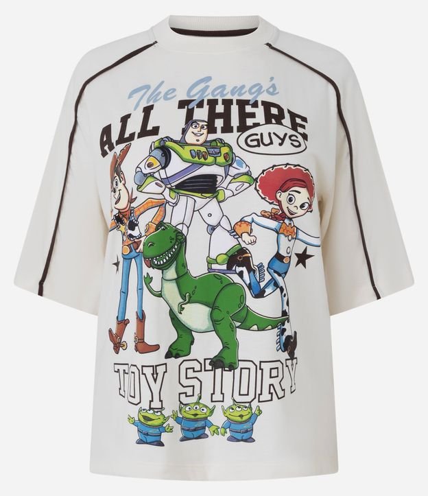 Remera con Sisa Deslocada y Estampa de Toy Story 5