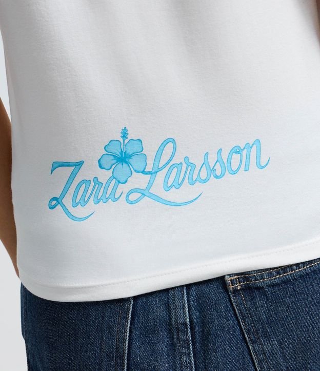 Remera Manga Corta Zara Larsson con Estampado 4