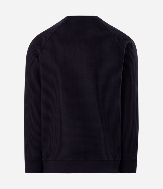 Buzo Masculino Waffle en Algodón con Cuello Redondo 6