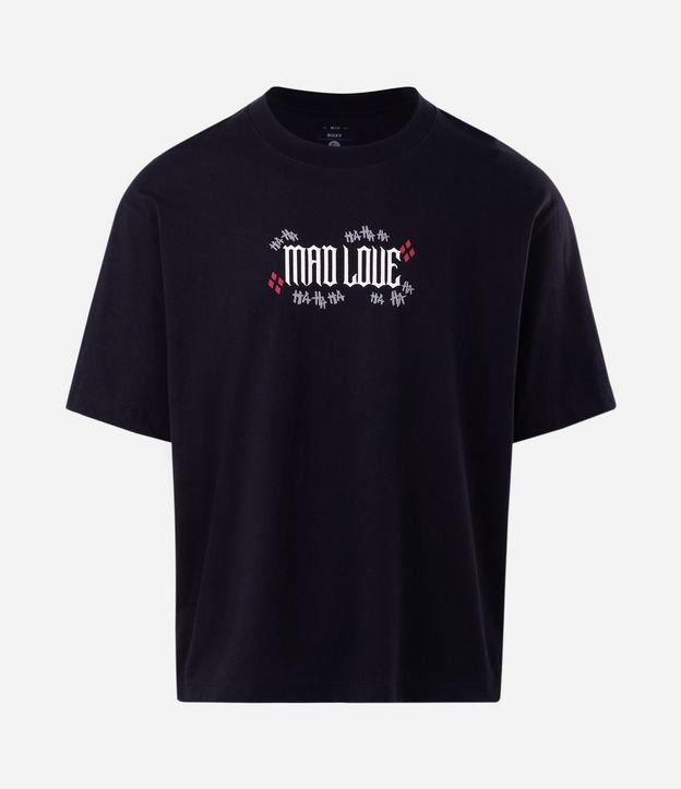 Remera Boxy en Algodón con Estampado Coringa Love Is a Crime 4
