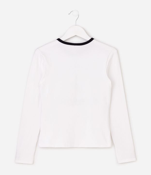 Remera Baby Look Infantil con Estrella Aplicada – Talle 5 a 14 años 3