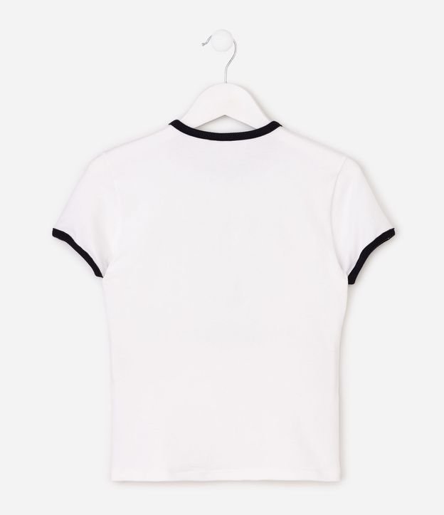 Blusa Infantil Baby Look con Estampa Estrella – Talle 5 a 14 años 3