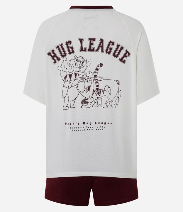 Pijama corto en Viscolycra con Estampa College Winnie The Pooh 9