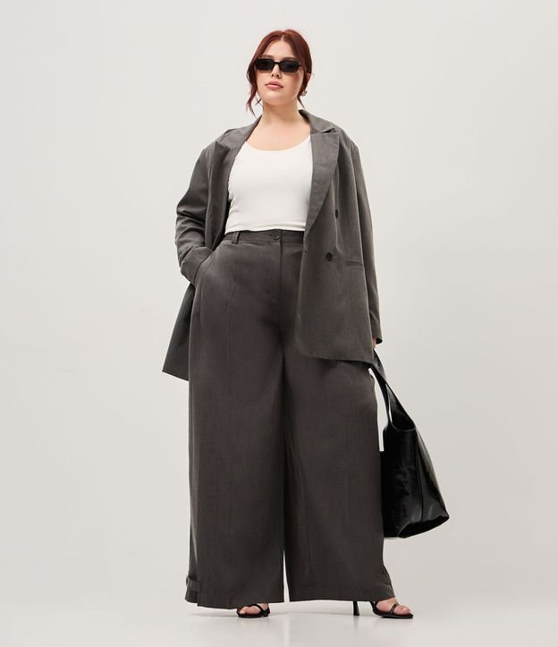 Pantalón Wide Sastrería con Aleta Ajustable Curve & Plus Size 1