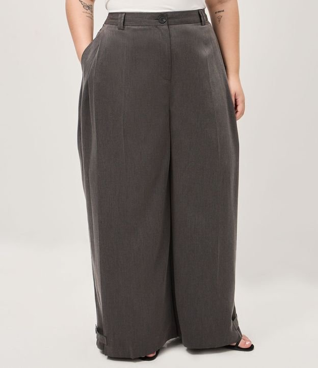Pantalón Wide Sastrería con Aleta Ajustable Curve & Plus Size 2