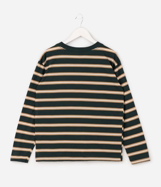 Remera Manga larga Rayada Henley - Talle 5 a 14 años 3