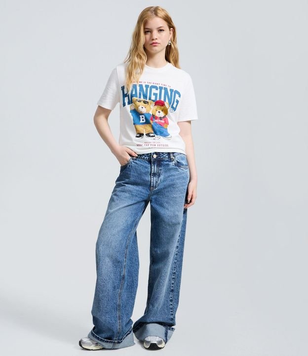 Remera Estampada con Ositos en Algodón 2